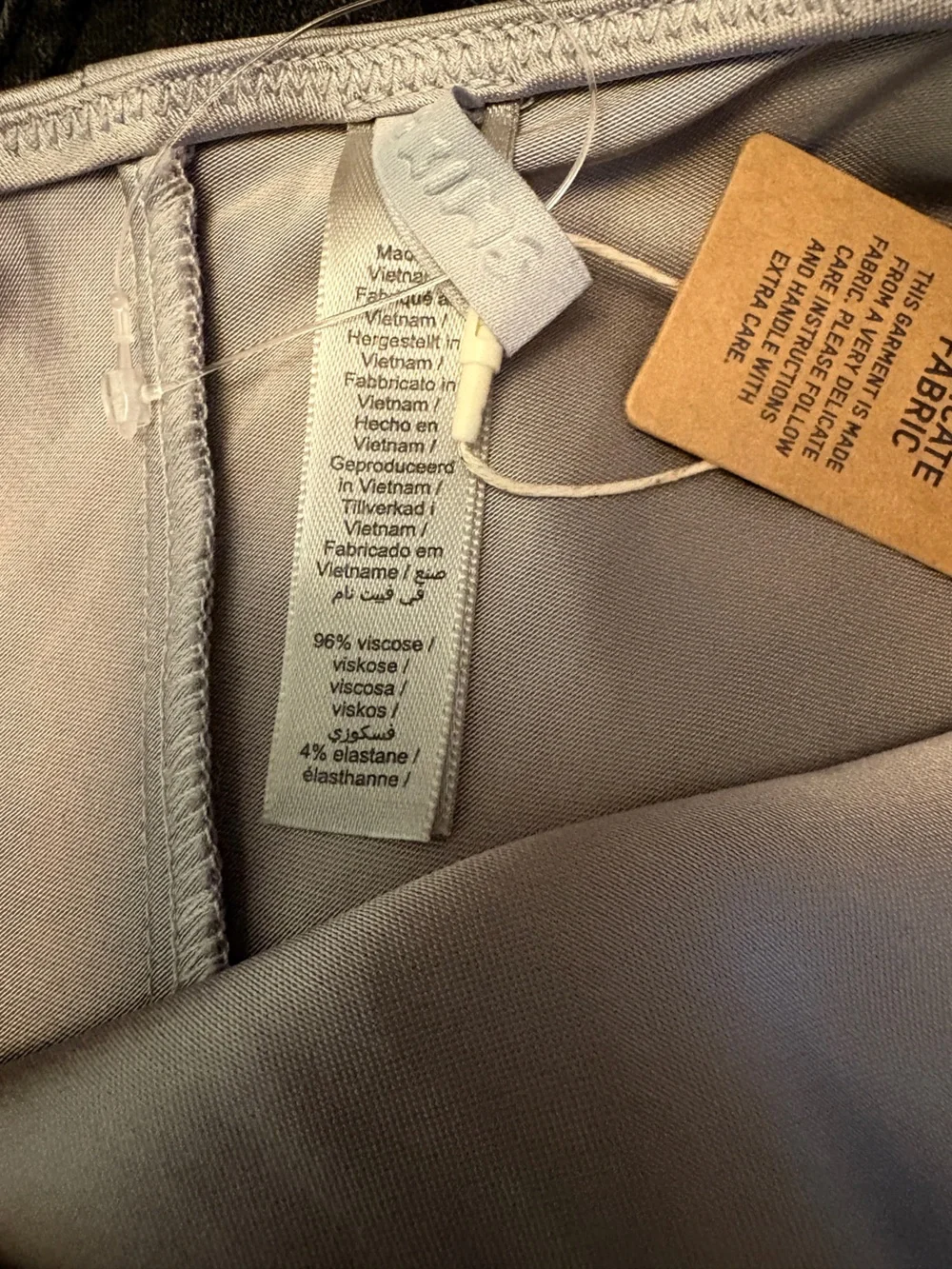 SKIMS Heavyweight Satin Cami Dress. Callout